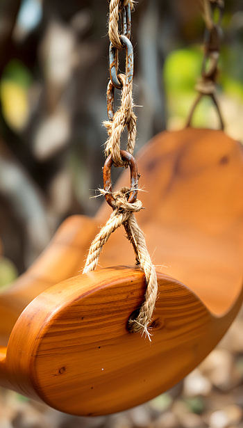 Serenity Swing: A Tranquil Tree Swing for Your , swing HD phone wallpaper