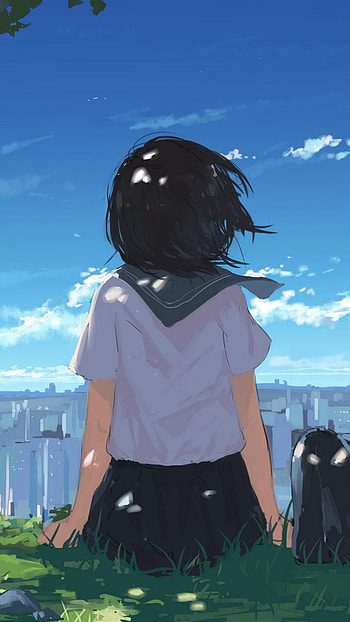 Anime, doga, kiz HD phone wallpaper