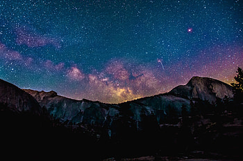Shooting Star Milkway Galaxy Night Sky , milky-way, galaxy, night, stars, nature, mountains HD wallpaper