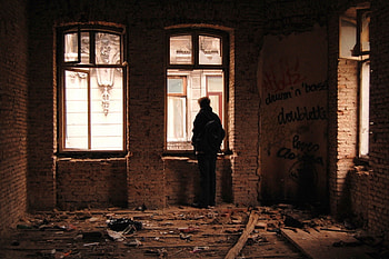 Miscellanea, Miscellaneous, Old, Room, Premises, Human, Person, Loneliness, Ruins HD wallpaper