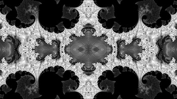 Trippy Psychedelic Fractal, trippy, psychedelic, aesthetic, black, white, Abstract, fractal, abstract black HD wallpaper