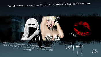 LAdy Gaga, bad romance, lady, gaga, xoxo HD wallpaper