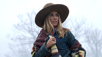 Early Morning, cowgirls, fog, blondes, hats, ranch HD wallpaper