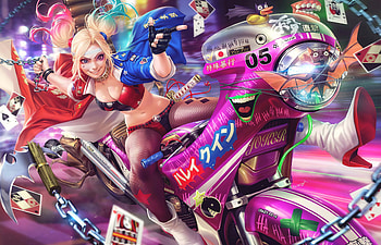 Harley Quinn In Toyko, harley-quinn, superheroes, artwork HD wallpaper