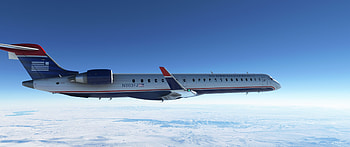 US Airways, Travels, Aerosoft CRJ 900, Flight Simulator HD wallpaper