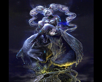 Fairy And Fox, Skull, Fox, Fairy, Fantasy HD wallpaper