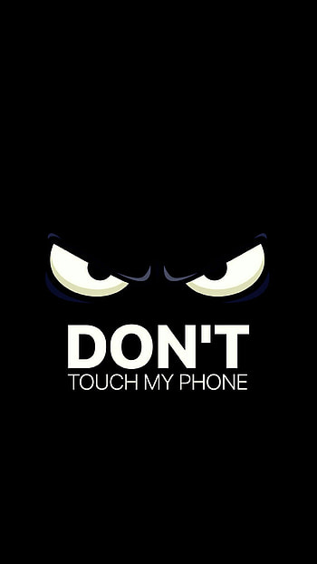 Dont Touch My Angry Eyes, dont touch my , angry eyes, black, dark HD phone wallpaper