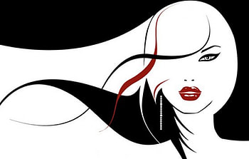 Wind in Hair, art, drawing, red, cool, girls, illustrations HD wallpaper