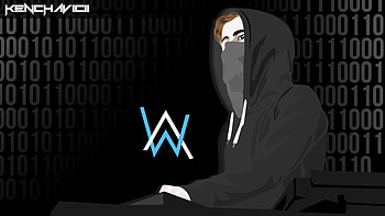 Alan Walker Minimalism , alan-walker, music, minimalism HD wallpaper