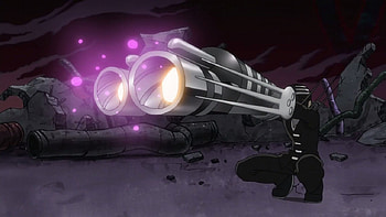 Death Cannon, gun, anime, soul eater, death the kid HD wallpaper