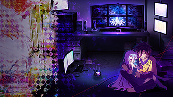 No Game No Life, Anime, Shiro (No Game No Life), Sora (No Game No Life) HD wallpaper
