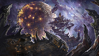 Sci Fi Spaceship HD wallpaper