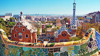 Park Guell, Barcelona HD wallpaper