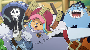 One Piece : Brook, Tony Tony Chopper & Jinbe — Pirate Crew Trio, Anime, Brook (One Piece), Jinbe (One Piece) HD wallpaper