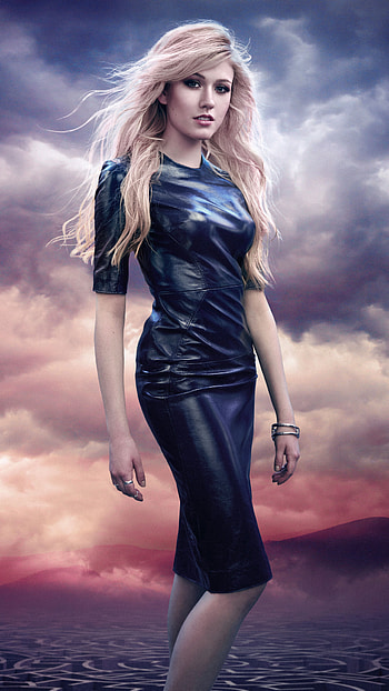 Katerina McNamara, cloud, face HD phone wallpaper