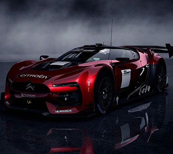 red_citroen_gt, car, citroen, red, gt HD wallpaper