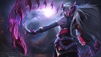 Blood Moon Irelia, Irelia (League Of Legends), video game, League Of Legends HD wallpaper