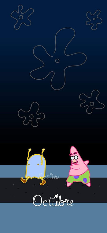 Boo, bob esponja, terror, Patricio, Halloween HD phone wallpaper