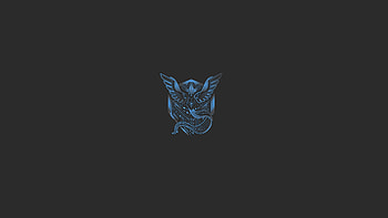 Team Mystic Minimalism, team-mystic, pokemon-go, games, pokemon, deviantart, minimalism HD wallpaper