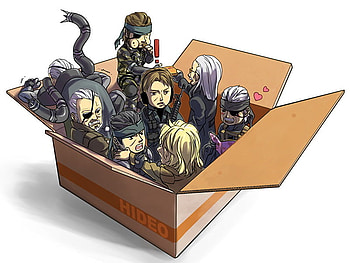 Hideo kojima's box, bandana, big boss, ocelot, nice, raiden, beard, peace walker, mercenaries, soldier, eyepatch, solid snake, revolver, guns, liquid, mgs, green, cool, weapon, army, funny HD wallpaper