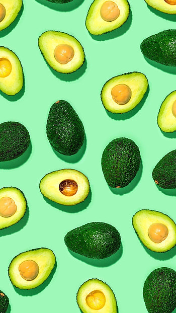 Green fruit , Avocado aesthetics, Nature-inspired visuals, Creative design HD phone wallpaper