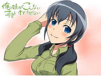 Saori Makishima, oreimo, cute, anime HD wallpaper