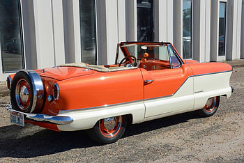 1961 Metropolitan Conv, White, Orange, 1961, Classic HD wallpaper