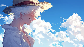 Luffy Gear 5 - Anime Sky, Anime, One Piece, Monkey D. Luffy, Gear 5 (One Piece) HD wallpaper