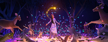Wish 2023 Animated Movie Magical Forest, movie, Wish (2023) HD wallpaper