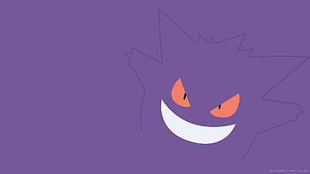 Simple Gengar Pokemon HD wallpaper