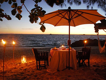 romantic dinner for two, dinner, romantic, nature, beach HD wallpaper