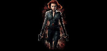 Black widow, Scarlett Johansson, Avengers, minimal HD wallpaper