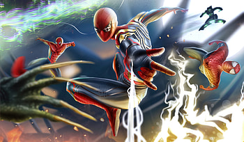 Web Of Realms Spider Verse Escapade, spiderman, superheroes, artwork, artist, digital-art, art, artstation HD wallpaper