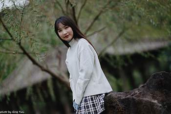 Asian, Woman HD wallpaper