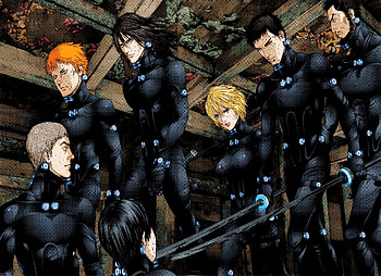 Gantz, Manga series, Action-packed, Engaging storyline HD wallpaper