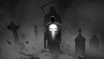 The Punisher By Bosslogic , the-punisher, punisher, superheroes, artwork, artist HD wallpaper