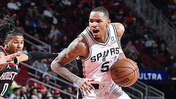Rockets vs Spurs, Dejounte Murray HD wallpaper