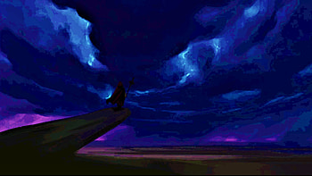 summoner, nature, fantasy, storm, dark HD wallpaper