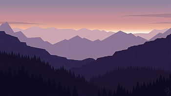 Minimal Landscape , artist, artwork, digital-art, deviantart, landscape, minimalism, minimalist HD wallpaper