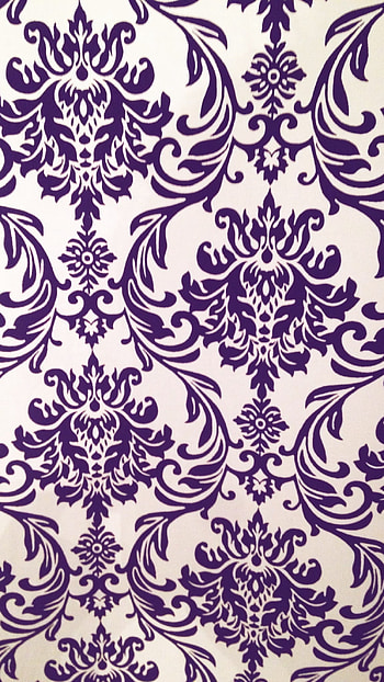 Damask, Purple HD phone wallpaper