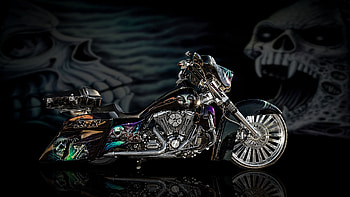 Ghost Design Chopper, bikes, chopper, ghost, motorcycle HD wallpaper