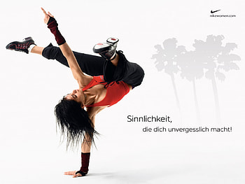 Nike Woman, cool HD wallpaper