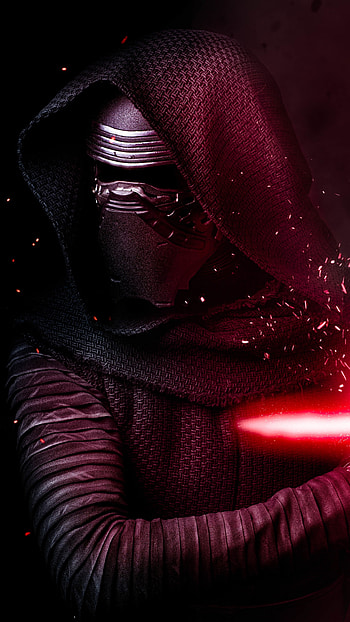 Kylo Ren, , Star Wars, Lightsaber HD phone wallpaper