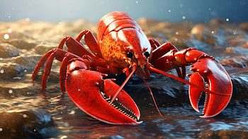 Majestic Lobster - Oceanic Life Showcase, lobster, Animal, sea life HD wallpaper