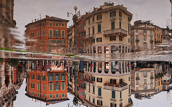 Verona, Italy cityscape, Reflections, Venice HD wallpaper