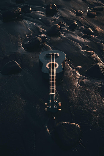 Ukulele, Music, Beach, Guitar, Musical Instrument HD phone wallpaper