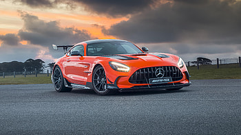 AMG GT, orange, mercedes benz HD wallpaper
