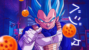 Vegeta blue in tokyo with dragon balls, Anime, Dragon Ball Super HD wallpaper
