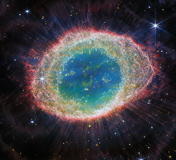 Ring Nebula (NIRCam ), James Webb Space Telescope, Sci Fi, nebula HD wallpaper