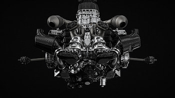 Koenigsegg Gemera's HV8 (Hot V8), engine, vehicle, Koenigsegg gemera HD wallpaper